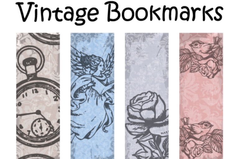 vintage bookmark free pdf